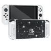 Funda Protectora Transparente con Purpurina para Switch Oled Funda con Purpurina para Switch Tipo Dividido Funda Protectora Glitter Lite