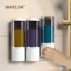 Caja Personalizada de Champú y Gel de Ducha para Hotel Pulsar Pared Montado Accesible Lujo Baño Público Botella de Gel Antibacterial