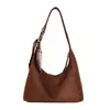 Nueva colección de bolsos de otoño e invierno: bolso de axila elegante, versátil y moderno, perfecto para el trabajo y los desplazamientos, bolso de hombro de gamuza para mujer