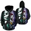 Halloween Navidad Cry Night Transfronterizo Amazon Nuevo Payaso de Terror Sudadera con Capucha Sudadera con Capucha Sudadera con Estampado Digital Hombre