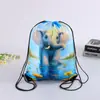 Sacola de Cordão de Poliéster Personalizada 210D Oxford Sacola de Armazenamento com Cordão Mochila Esportiva Sacola de Basquete Sacola de Cordão para Maratona