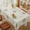 Mantel para Mesa de Café y Mesa de Comedor, PVC Impermeable y Resistente al Calor, Engrosado, Lavable, Resistente a Manchas, Nuevo Modelo 2026, Mantel Rectangular para Mesa