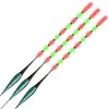 Boia de Pesca Luminosa que Muda de Cor com Cauda de Alto Brilho, Altamente Sensível, Super Brilhante, Uso Duplo para Dia e Noite, para Pesca Noturna de Carpa e Carpa Crucian, Boia Linxiang