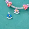 Nova Cola de Prata S999 Fofa Imediatamente Rica Pingente Cavalo de Balanço Pingente Cavalo de Madeira Prata Pura Acessórios de Prata DIY