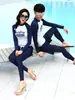 2026 Nuevo Estilo Japonés y Coreano Traje de Baño para Hombre de Dos Piezas con Estampado Protector Solar de Manga Larga para Playa, Comercio Transfronterizo, Al por Mayor en Stock