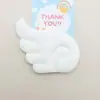 Alas de Ángel de un Solo Pétalo de Felpa Súper Suave de Doble Cara Accesorios para Joyería DIY Guantes Bufanda Materiales Decorativos Listos para la Venta