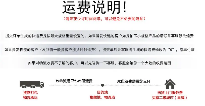 运费说明