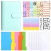 Spot Transfronterizo Carpeta A6 Carcasa Presupuesto en Efectivo Macaron Cuero PU Cuaderno Libro de Mano Personalización