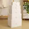 Caja de Almacenamiento para Ropa de Algodón y Lino Color Crema con Cremallera, Caja de Almacenamiento Plegable, Caja Organizadora de Gran Capacidad para Edredones y Ropa