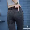 Novedad Primavera y Otoño 2025 Jeans Moda Masculina Tendencia Elásticos Ajustados Rectos Casuales Pantalones de Mezclilla para Hombre Otoño