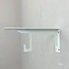 Acessórios para Suporte de Barra de Madeira, Cabideiro, Suporte Vertical de Parede, Suporte Lateral, Suporte para Barra de Roupas, Gancho para Rack de Roupa Íntima