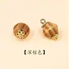 Nuevos Botones de Metal y Madera Estilo Chino Botones de Madera Natural con Veta de Madera Han Dynasty Cheongsam Camisa Ropa Accesorios Decorativos Accesorios