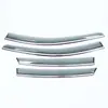 Adequado para Byd 24 Selo 06 Defletor de Chuva Aço Inoxidável 3D Faixa Brilhante Moldura Acabamento Adesivo Acessórios Externos para Carro