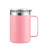 Taza de 16 oz Sublimación Asa Taza Taza Aislada de Acero Inoxidable Tapa de Oficina Taza de Café Opción de Regalo de Negocios