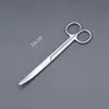 Tijeras de Acero Inoxidable para Tejidos, Tijeras para Gasa, Tijeras de Enseñanza, Tijeras de Belleza, Tijeras Rectas Redondas del Fabricante para Cirugía, Laboratorio y Disección