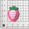 Encaje Tartán Fresas Resina Accesorios DIY Pegamento Crema Llavero Funda de Teléfono Pasador Joyería Materiales Mayoreo