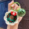 Adorno Navideño de Hilo de Dibujos Animados Llavero Decoración Linda para Bolsos Llavero de Coche Regalo Venta al por Mayor