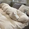 Roupa de Cama Conjunto de Quatro Peças Algodão Puro 2026 Novo Estilo Lençol de Cama 100% Algodão Capa de Edredom Fronha Conjunto de Três Peças Individual para Dormitório Estudantil 3