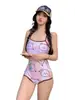 2025 Novo Maiô Triângulo Inteiro Feminino Cobrir Barriga Emagrecimento Resort de Praia Águas Termais Moda Praia Feminino [Dropshipping]