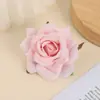 Cabeza de Rosa de Terciopelo de Flor Simulada, Accesorios de Arreglo de Flores Artificiales de Rosa de Esquina de Gama Alta, Materiales de Combinación para Floristería DIY Hecha a Mano