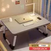 Mesa de Cama Dobrável, Mesa de Estudo, Suporte de Mesa para Laptop, Mesa Preguiçosa para Quarto com Sacada
