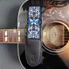 Correa de Guitarra Bordada Engrosada, Correa de Guitarra Bordada de Gama Alta, Correa para Ukelele, Correa de Hombro para Guitarra Acústica, Correa para Guitarra Eléctrica