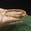 Pulsera sándalo mini bambú 5*7 para hombre y mujer, joyería literaria, cuentas, cuentas de rosario, venta al por mayor de fábrica