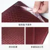 Bolsas de burbujas coextruidas de color borgoña con recubrimiento de aluminio, Bolsas de embalaje de espuma espesa para logística, comercio electrónico, ropa, Bolsas de embalaje para ropa