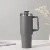 Copo de Gelo de Aço Inoxidável 304 para Uso Doméstico, Esquema de Cores Dopamina, Copo de Viagem 30oz, Copo com Alça para Carro Outdoor
