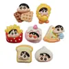 Batatas Fritas Desenho Animado Pão Pizza Biscoitos Pequenos Novos Acessórios de Resina Headwear DIY Grampo de Cabelo Acessórios para Capa de Celular Adesivos para Geladeira