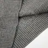 Cuello alto medio, estilo old money, medio abotonado, suéter de punto grueso, unisex de otoño, estilo fresco y relajado, tejido pullover