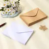 Bolsas de sobre estilo europeo de papel kraft de color puro, doblemente recubiertas, autoadhesivas, 120 g, en stock del fabricante, personalizadas para Amazon