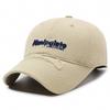Gorra de béisbol de ala ancha suave con bordado retro de estilo japonés y coreano para mujer, con visera rasgada, moderna para el sol, para hombres y mujeres.