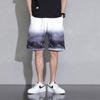 Ice Silk Shorts Masculino Verão Fino Quick-drying Casual Mid-length Calças Esportes Cinco pontos Praia Grande Calças Gradiente Calças