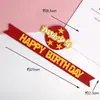 Vamos Lá, Crianças, Conjunto de Feliz Aniversário, Decorações de Bolo de Basquete de Fondant Imitado, Novidade Celebridade da Internet 2023 Estilo Inserts