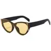 Gafas de sol estilo europeo y americano Ojo de Gato Estampado de Leopardo Retro para Mujer Populares en Internet Moda Callejera Adelgazantes de Gama Alta Protección UV