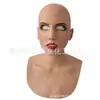 Máscara de látex Accesorios de Halloween Estación independiente Máscara de anciano Máscara calva Máscara de joven Venta directa de fábrica