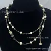 Popular Cadena para Suéter Estilo Chanel, Cadena para Suéter de Letra Doble C Chanel Retro Europeo y Americano de Gama Alta Elegante