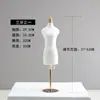 Maniquí de Enseñanza Maniquí de Mitad de Tamaño Pequeño Mini Estéreo Corte Estudiante Diseño de Ropa Modelo de Muñeca
