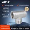 Tê com Rosca Interna e Externa de Aço Inoxidável 304, Tê com Rosca Interna e Externa de Aço Inoxidável 316, Redutor de Tubo de Aço Inoxidável 316 com Rosca de 1/2 Polegada e 3/4 de Polegada