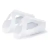 Protetor de Salto 2cm x 3cm com Furos, Meio Protetor Interno de Silicone para Calcanhar Sebs Integrado, Protetor de Silicone para Calcanhar Bionic Slip-On