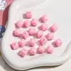 Pacote de Materiais para Miçangas DIY Feitas à Mão - Pingente Quadrado Colorido Banhado a Estéreo de Acrílico 10mm para Pulseira, Colar, Brincos