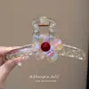 Pinza para el Cabello Floral Coreana Estilo Ins para Mujer, Tamaño Grande para Cabello Grueso, Pasador para la Parte Posterior de la Cabeza, Accesorio para el Cabello Simple de Alta Gama 2026