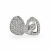 Venta Caliente Personalizada Moda Halloween Peculiar Full Circonita Perforación de Corazón Hueco Hip-Hop Joyería Dental al por Mayor del Fabricante