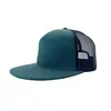 Gorra de Malla Richardson 168 Estilo Trucker Logo Personalizado Siete Paneles Visera Plana Algodón Trucker Gorra Hip-Hop Estilo Europeo y Americano