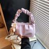 Bolsa Casual Plissada de Axila para o Dia a Dia, Bolsa Popular Deste Ano para Mulheres, Novo Estilo Verão 2025, Bolsa de Ombro Moderna e Simples