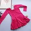 Gran Venta de Liquidación Ropa de Baile Infantil Manga Larga Primavera y Otoño Conjunto de Práctica Vestido de una Pieza Danza Étnica China Excedente de Stock para Niñas
