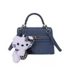 Bolso Texturizado para Mujer 2024 Primavera y Verano Nueva Moda Denim Bolso Kelly Estilo Coreano Nicho Versátil Bolso Cruzado para Mujer
