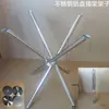 Mesa Redonda de Cristal Templado, Mesa de Café Sencilla para Balcón, Mesa de Café Pequeña para Apartamento para Negociación, Alquiler para Exposiciones