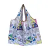 Nova Bolsa de Armazenamento de Nylon Cartoon Mickey Grande Capacidade Espessa para Viagem Supermercado Bolsa de Ombro Portátil para Compras Atacado